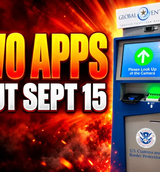 CBP two apps shut September 15 Global Entry