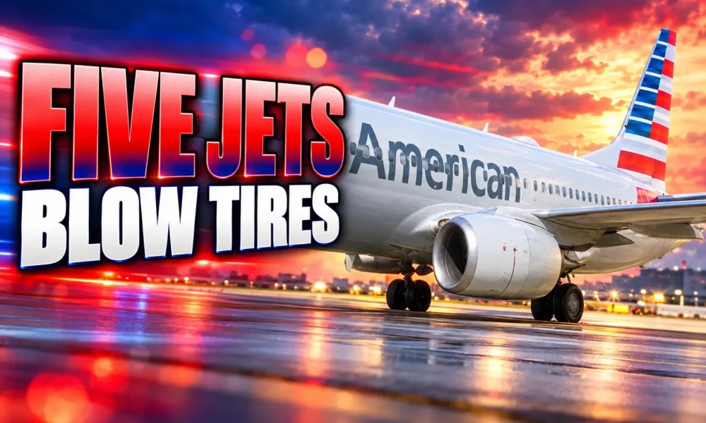 O'Hare five tire blowouts FAA debris probe