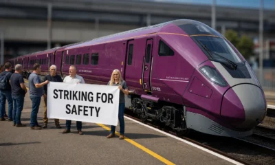 East Midlands Railway Class 810 strike bank holiday queues