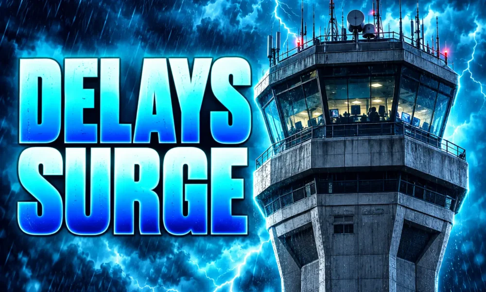FAA staffing cuts cause 1300 US flight delays