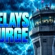 FAA staffing cuts cause 1300 US flight delays