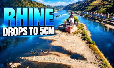 Rhine drops to 5cm Kaub record low cruises