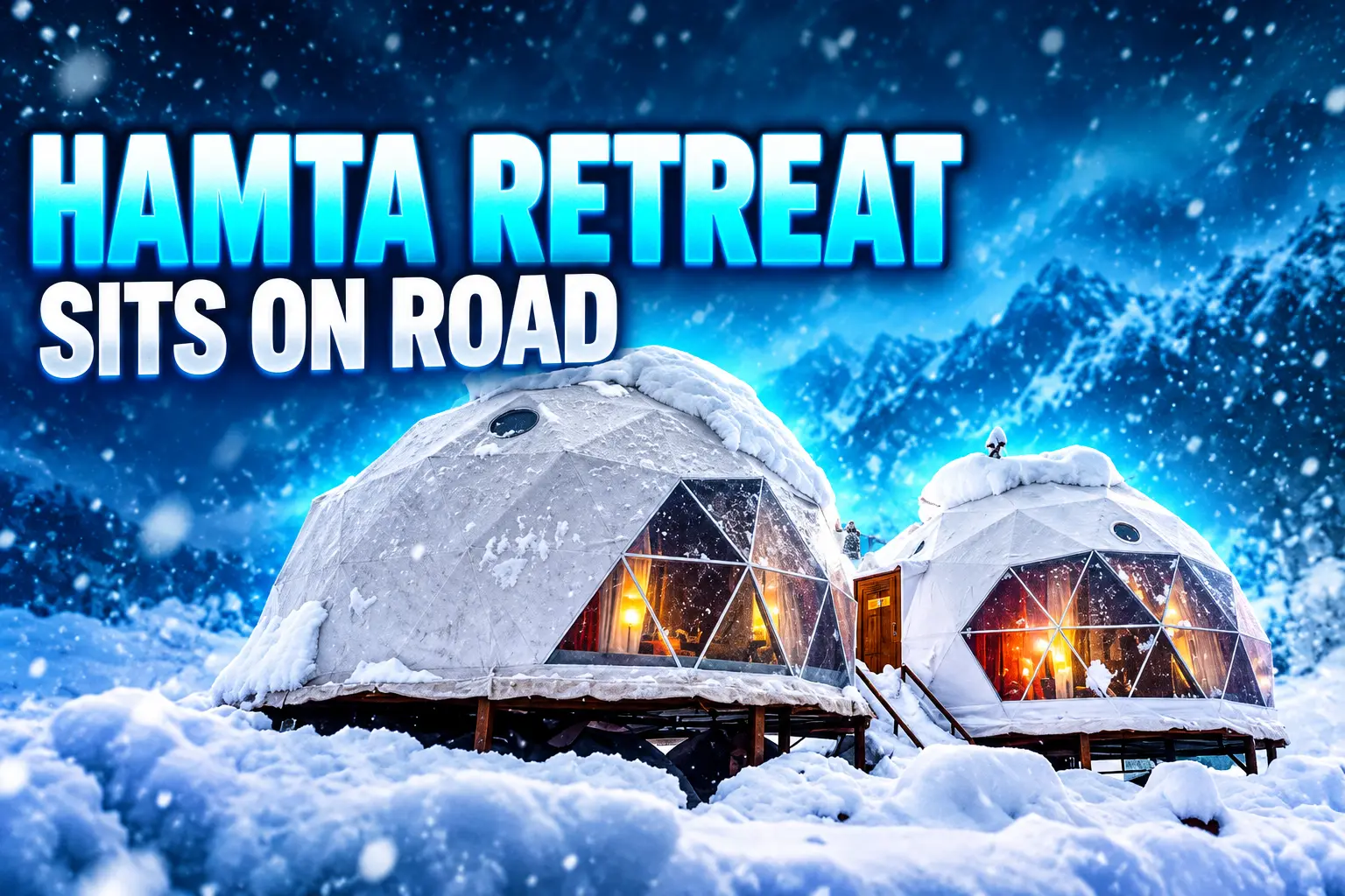 Nirvana Hamta Retreat geodesic camp Hamta hydel road