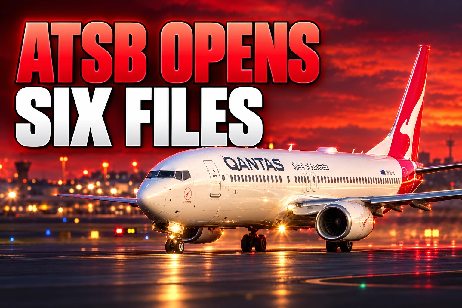 ATSB six Sydney Airport Qantas ground conflict files