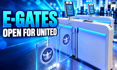 TSA e-gates open United Terminal C Newark