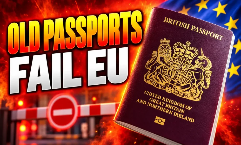 UK passports issued before 2018 fail EU 10-year rule