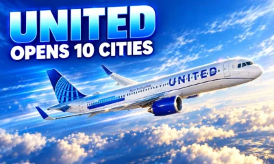 United A321XLR opens 10 new international cities 2027