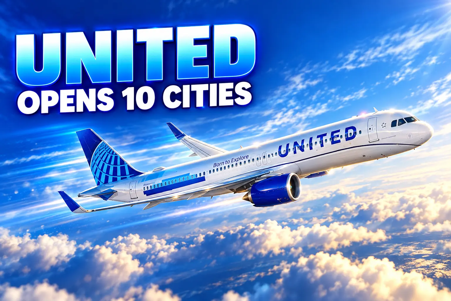 United A321XLR opens 10 new international cities 2027
