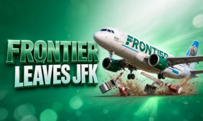 Frontier Airlines last JFK flight Oct. 5 pullout