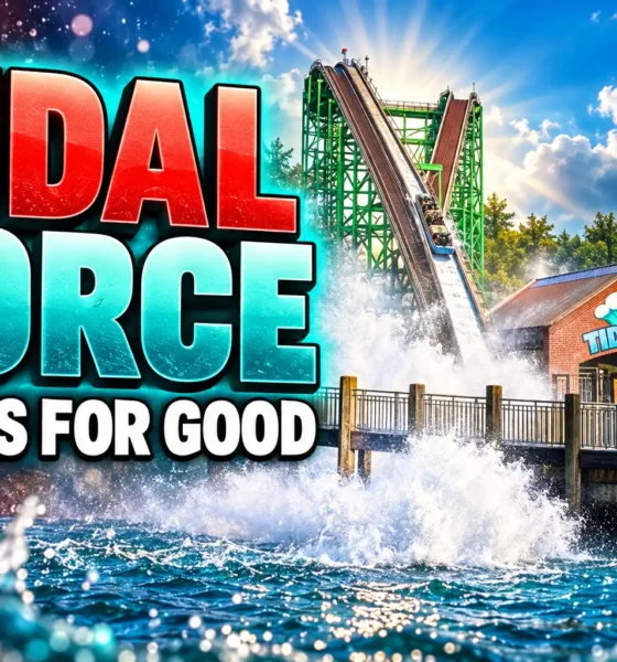 Hersheypark Tidal Force docks after 32 years