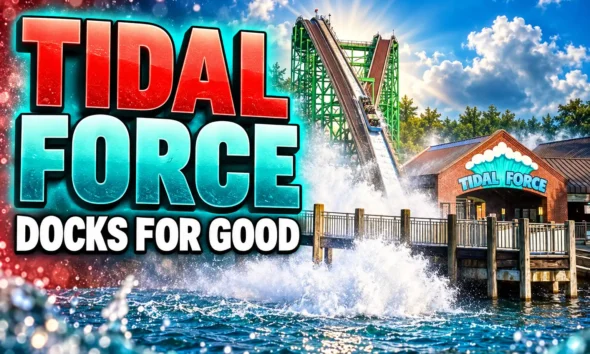 Hersheypark Tidal Force docks after 32 years