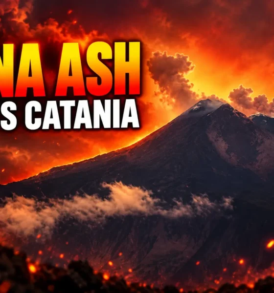 Mount Etna ash Catania airport flight shutdown