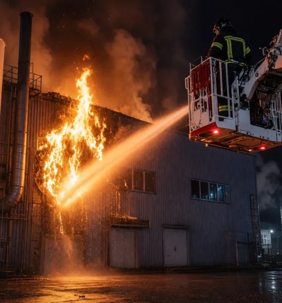 PepsiCo Mykolaiv juice plant warehouse fire no injuries
