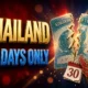 Thailand visa-free stay cut to 30 days September