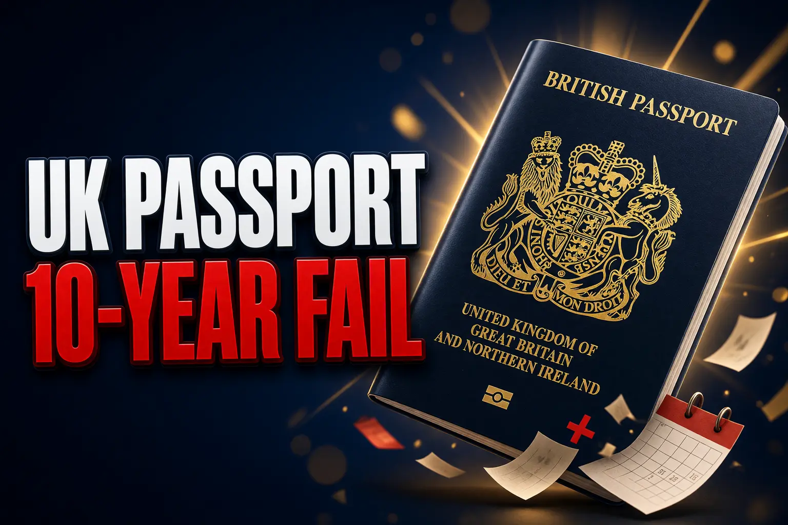 UK passports issued before 2018 fail Europe 10-year test