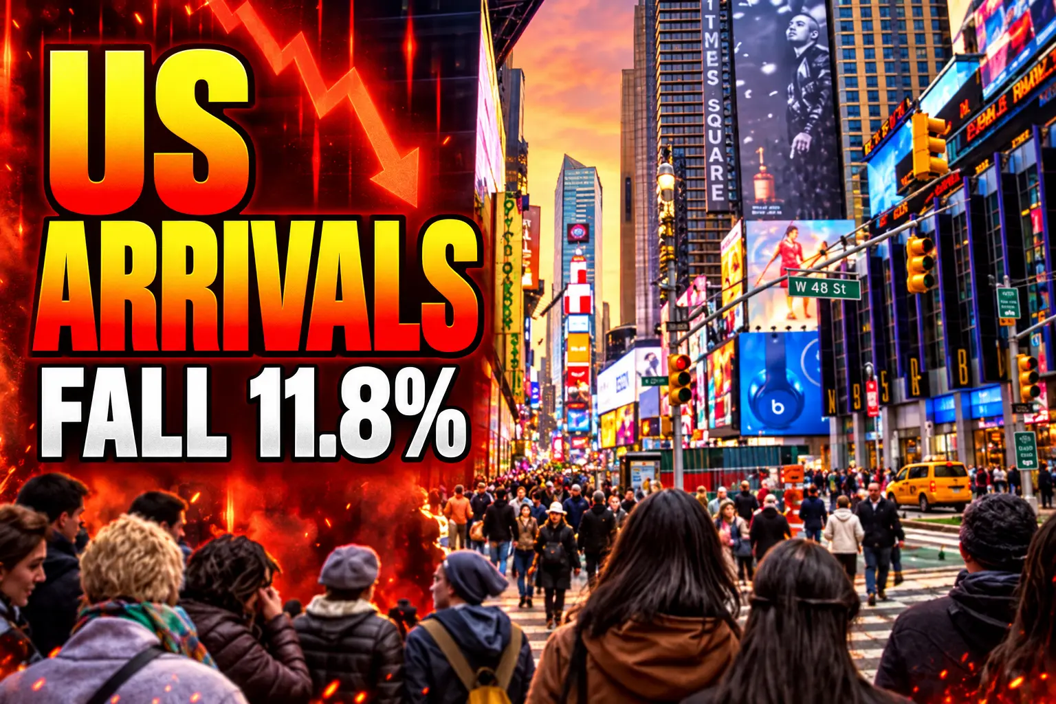 US overseas arrivals fall after World Cup 2026