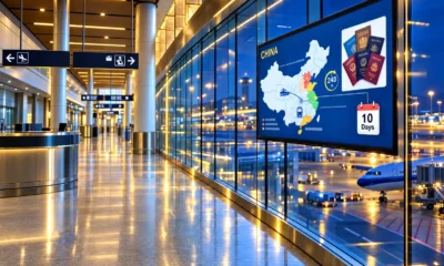 China 240-hour transit without visa three-city loop