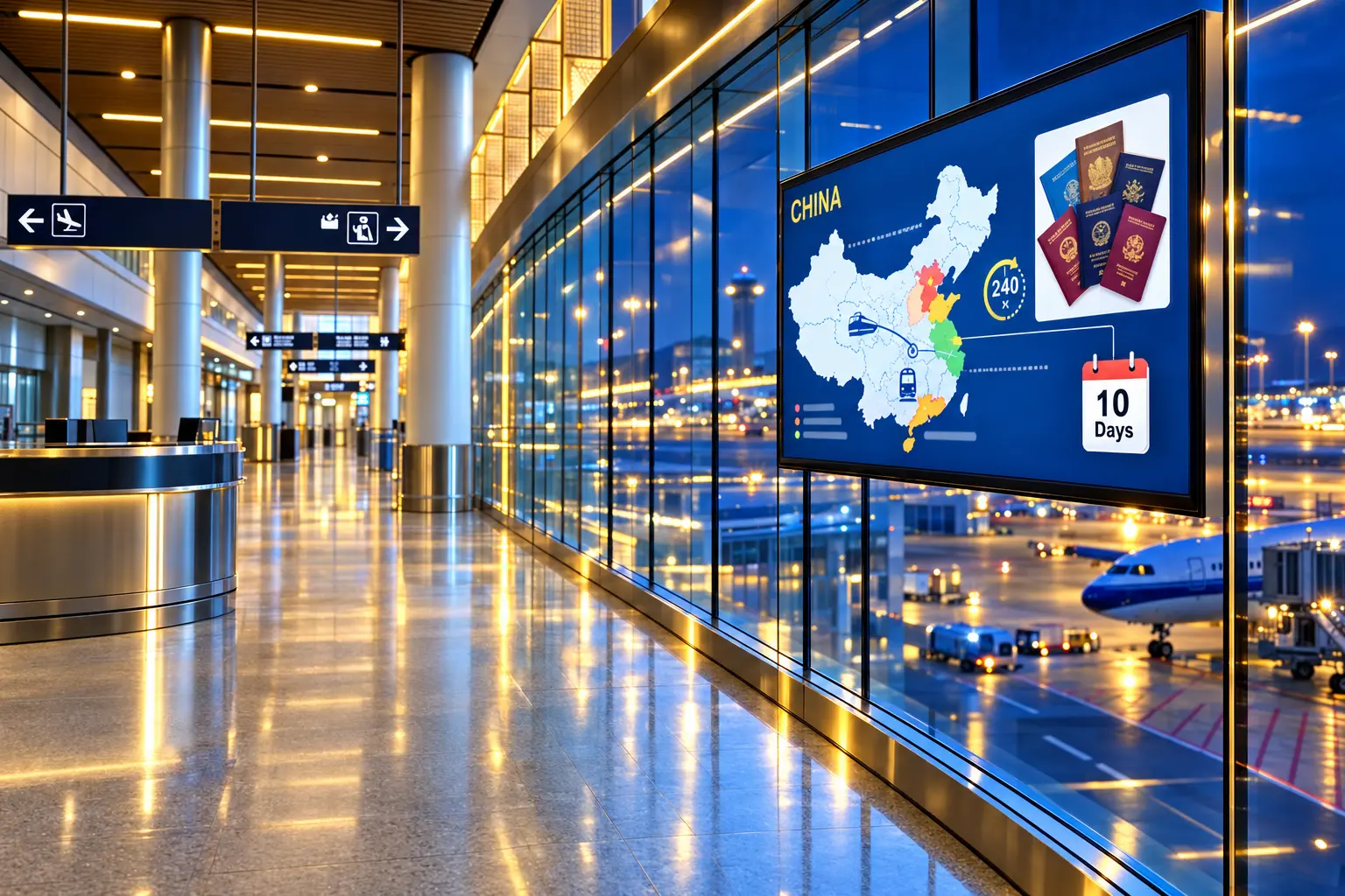 China 10-day TWOV three-city loop legal