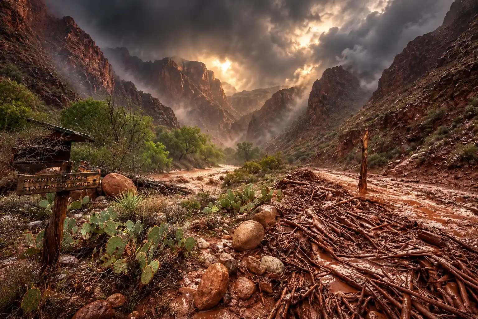 Grand Canyon hotels shut after Transcanyon pipe flood