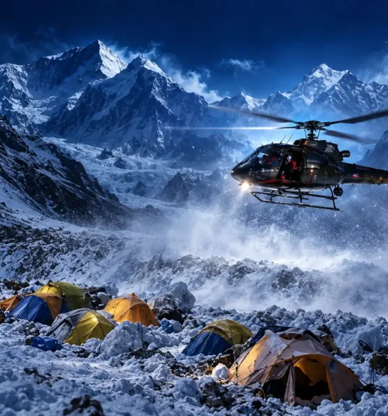 Himlung Himal avalanche killed 15 Nepali kitchen staff