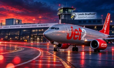 Leeds Bradford Airport Unite strike air traffic walkout