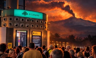 Etna ash shuts Catania flights to Palermo