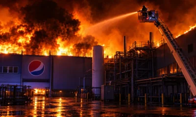 PepsiCo Mykolaiv plant fire 29 August