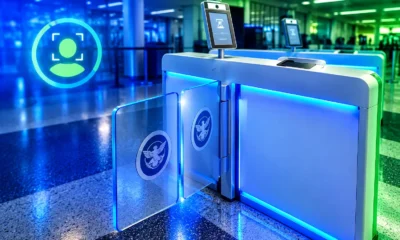 United TSA e-gates Newark Terminal C Touchless ID