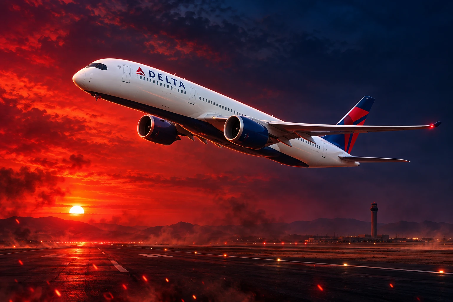 Delta Atlanta Riyadh flight after King Khalid attack