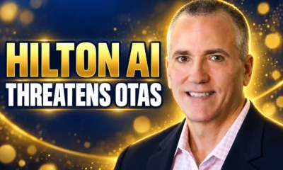 Hilton CIO Michael Leidinger AI agents OTAs threat