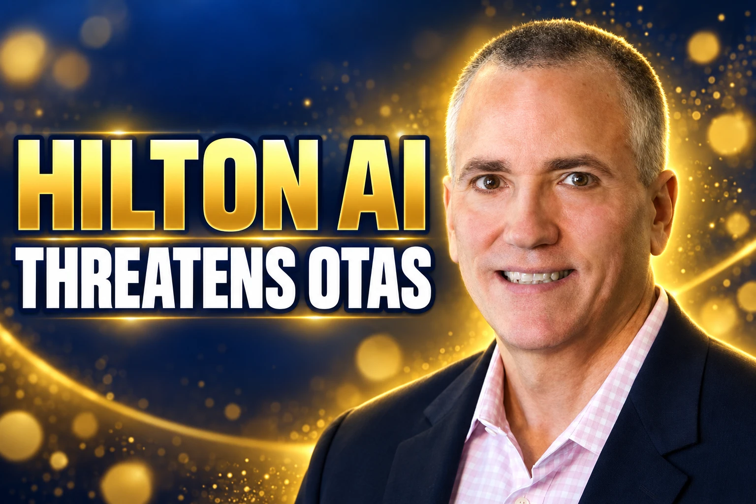 Hilton CIO Michael Leidinger AI agents OTAs threat